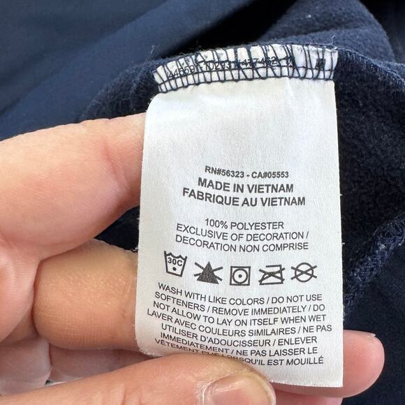 Nike Hoodie Mens Large Blue Pullover Training Therma Dri Fit CV7725 - Picture 5 of 10